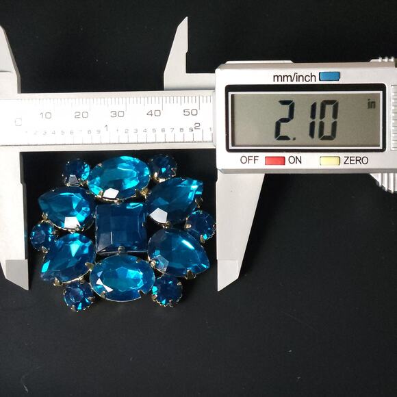 Modular Blue-Green Snap Clasp Bracelet - Customizable Vintage Charm - Picture 4 of 9